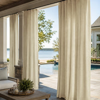 Sunbrella Canvas Lin Curtain