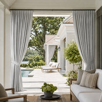Sunbrella Canvas Marble Curtain