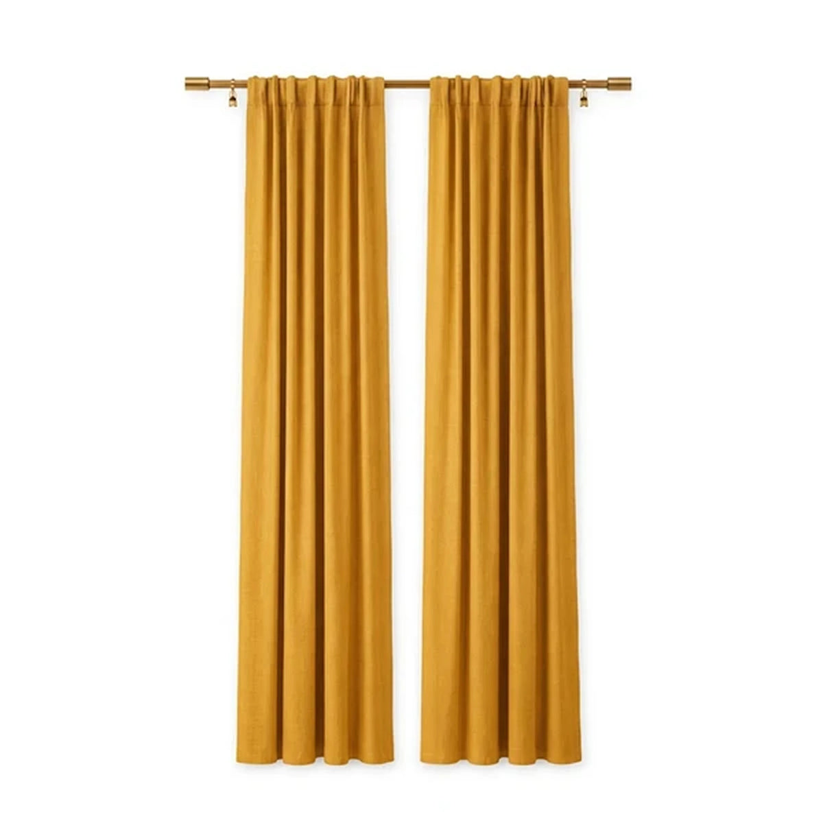 Sunbrella Canvas Mimosa Curtain