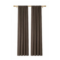 Sunbrella Canvas Mink Brown Curtain
