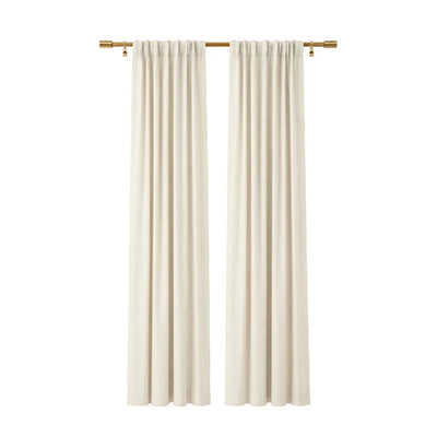 Sunbrella Canvas Natural Curtain - alternate view