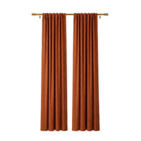 Sunbrella Canvas Rust Curtain
