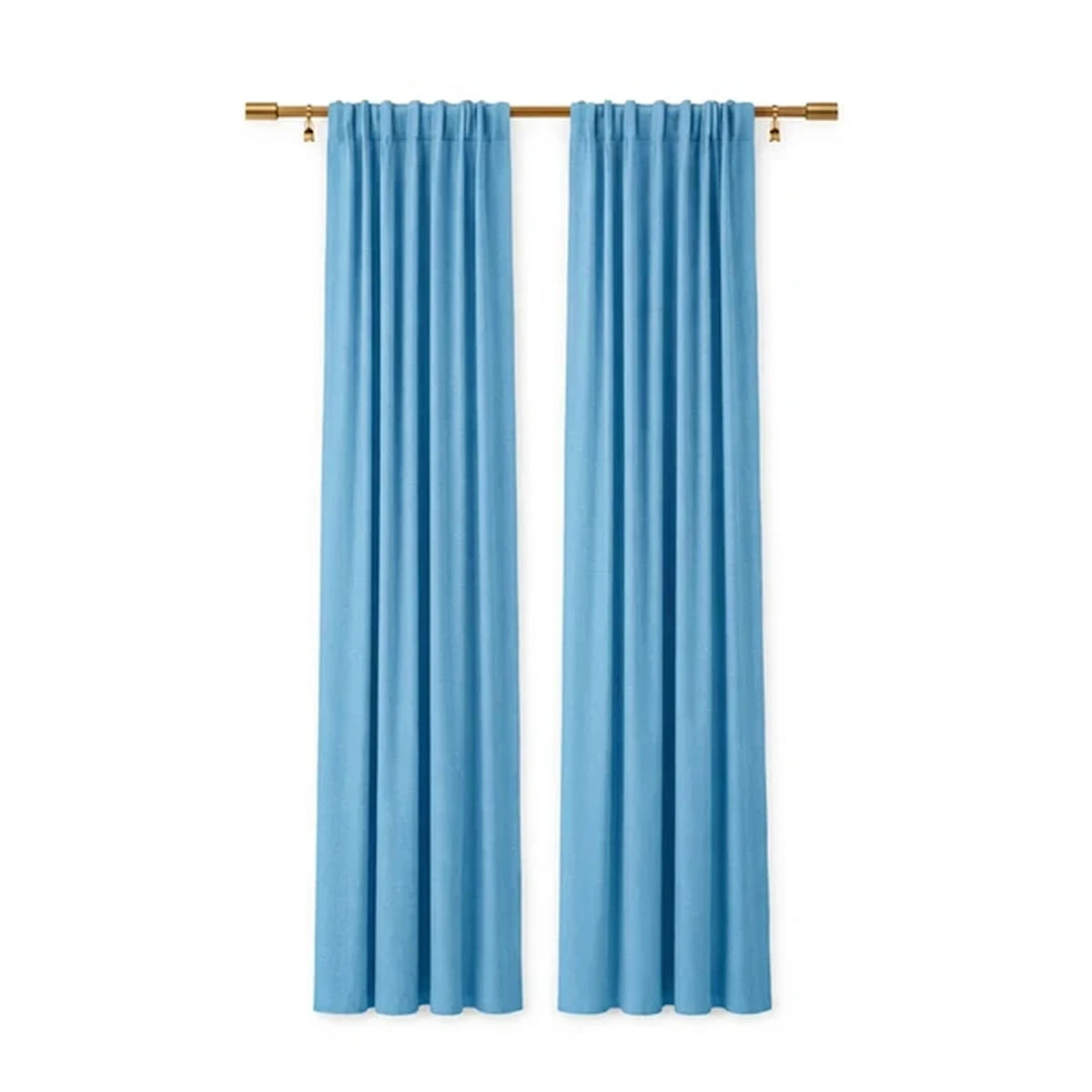 Sunbrella Canvas Sky Blue Curtain