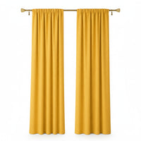 Sunbrella Canvas Sunflower Yellow Curtain