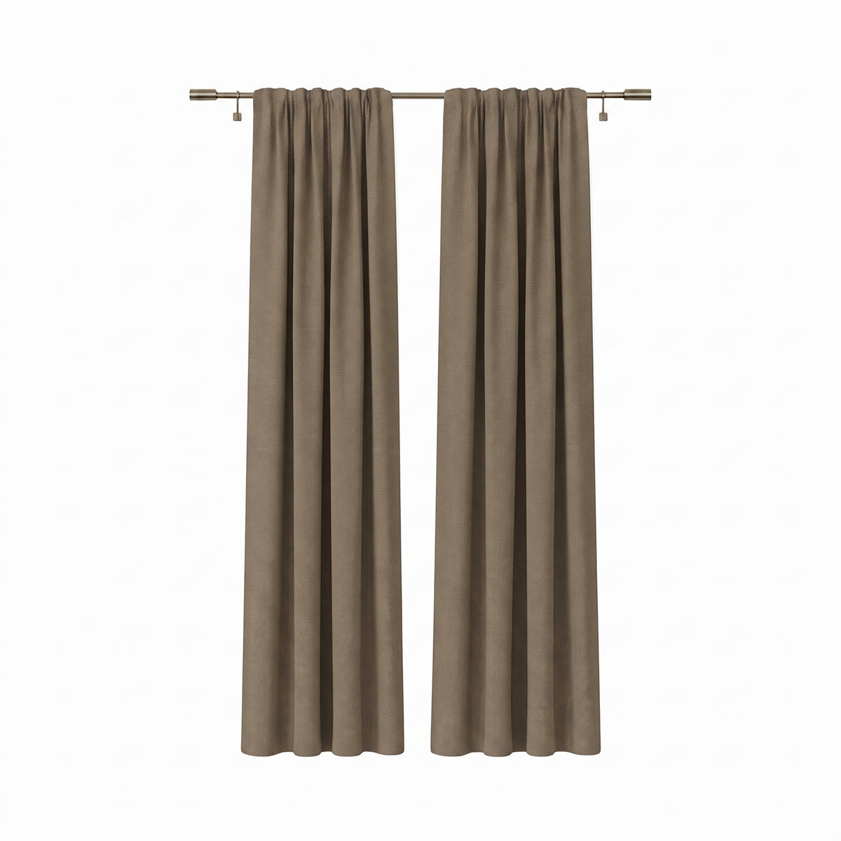Sunbrella Canvas Taupe 5461 Curtain