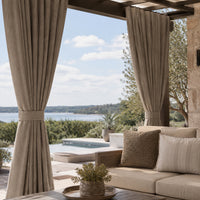 Sunbrella Canvas Taupe 5461 Curtain