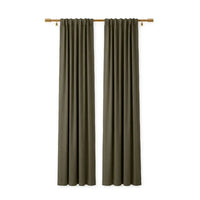 Sunbrella Canvas Taupe Curtain