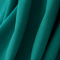 Sunbrella Canvas Teal Curtain