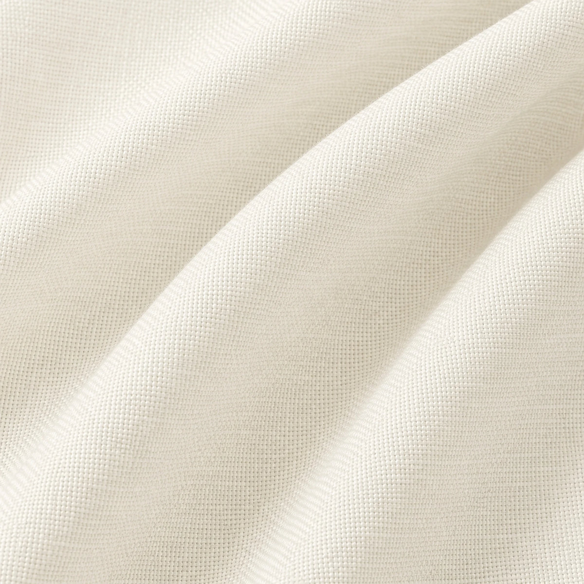 Sunbrella Canvas White Curtain