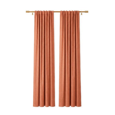 Sunbrella Cast Coral Curtain - alternate view