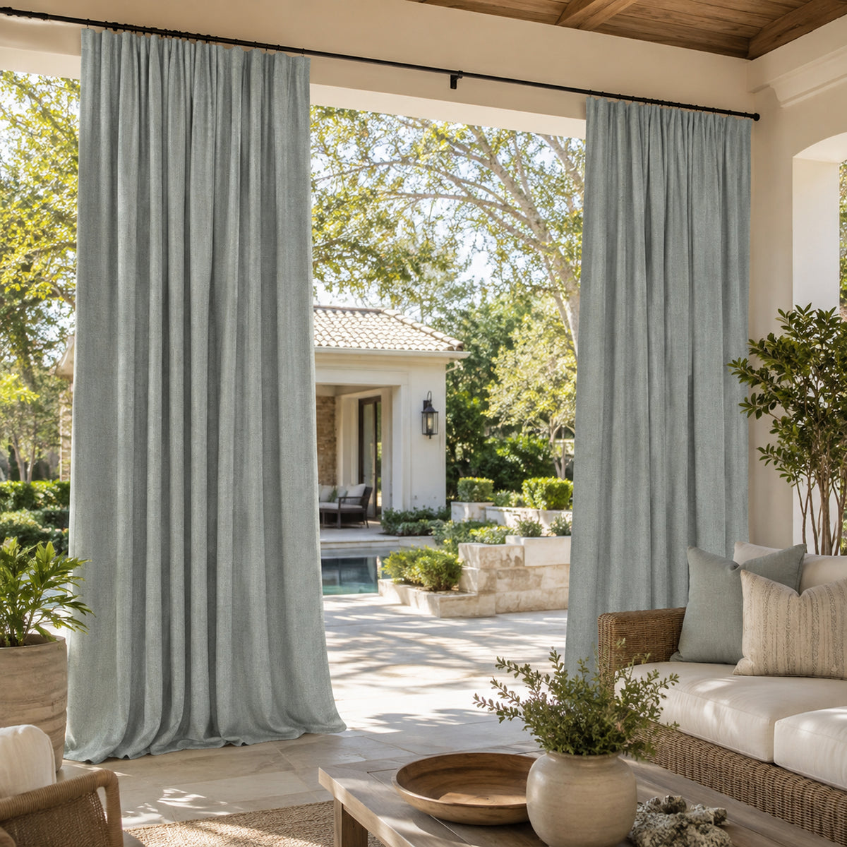 Sunbrella Cast Mist Curtain