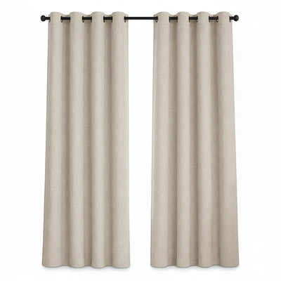 Sunbrella Cast Silver Curtain - alternate view