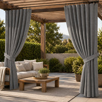 Sunbrella Cast Slate Curtain