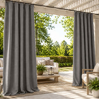 Sunbrella Deauve Ardoise Curtain