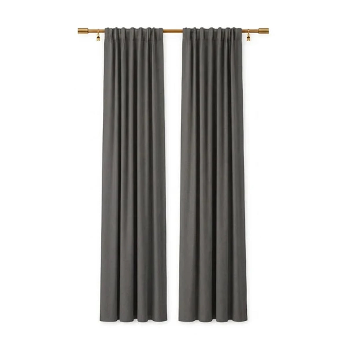 Sunbrella Deauve Ardoise Curtain
