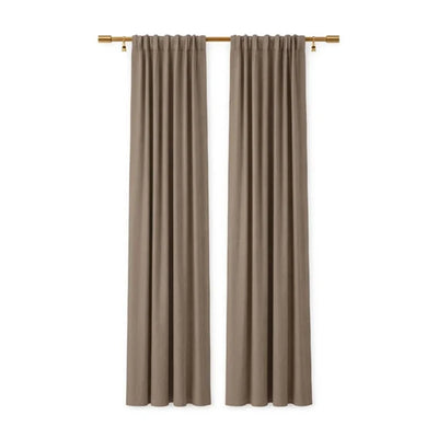 Sunbrella Deauve Taupe Curtain - alternate view