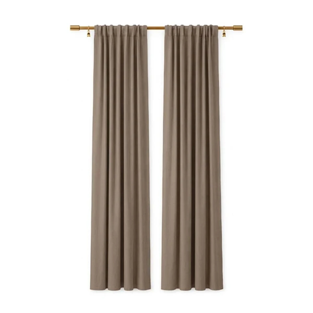 Sunbrella Deauve Taupe Curtain