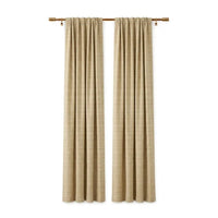 Sunbrella Dupione Sand Curtain