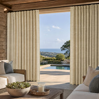 Sunbrella Dupione Sand Curtain