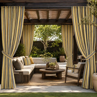 Sunbrella Foster Metallic Curtain