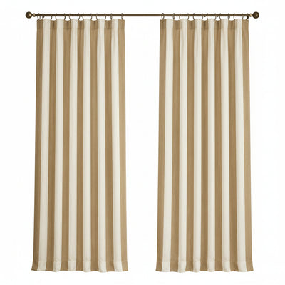 Sunbrella Maxim Heather Beige Curtain - alternate view