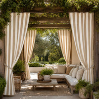 Sunbrella Maxim Heather Beige Curtain