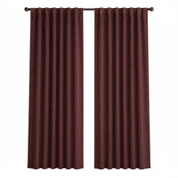 Sunbrella Natte Carmine Curtain