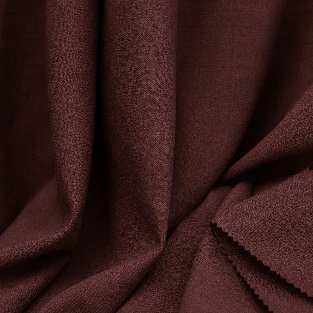 Sunbrella Natte Carmine Curtain