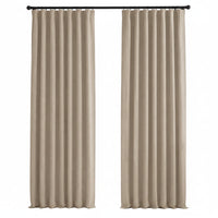 Sunbrella Natte Heather Chalk Curtain