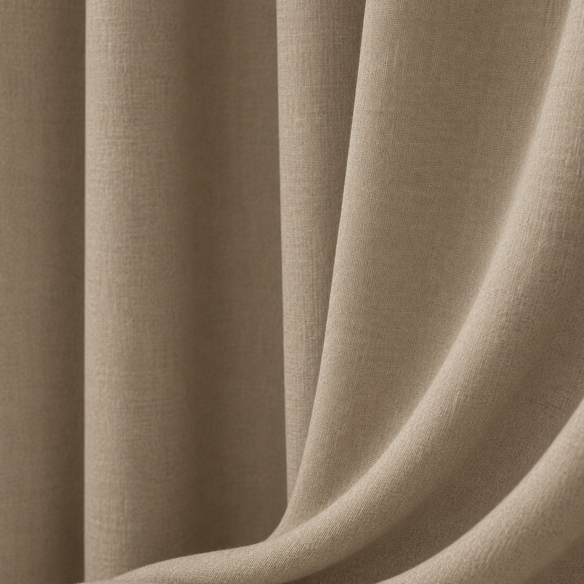 Sunbrella Natte Heather Grey Curtain