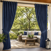 Sunbrella Navy Blue Curtain