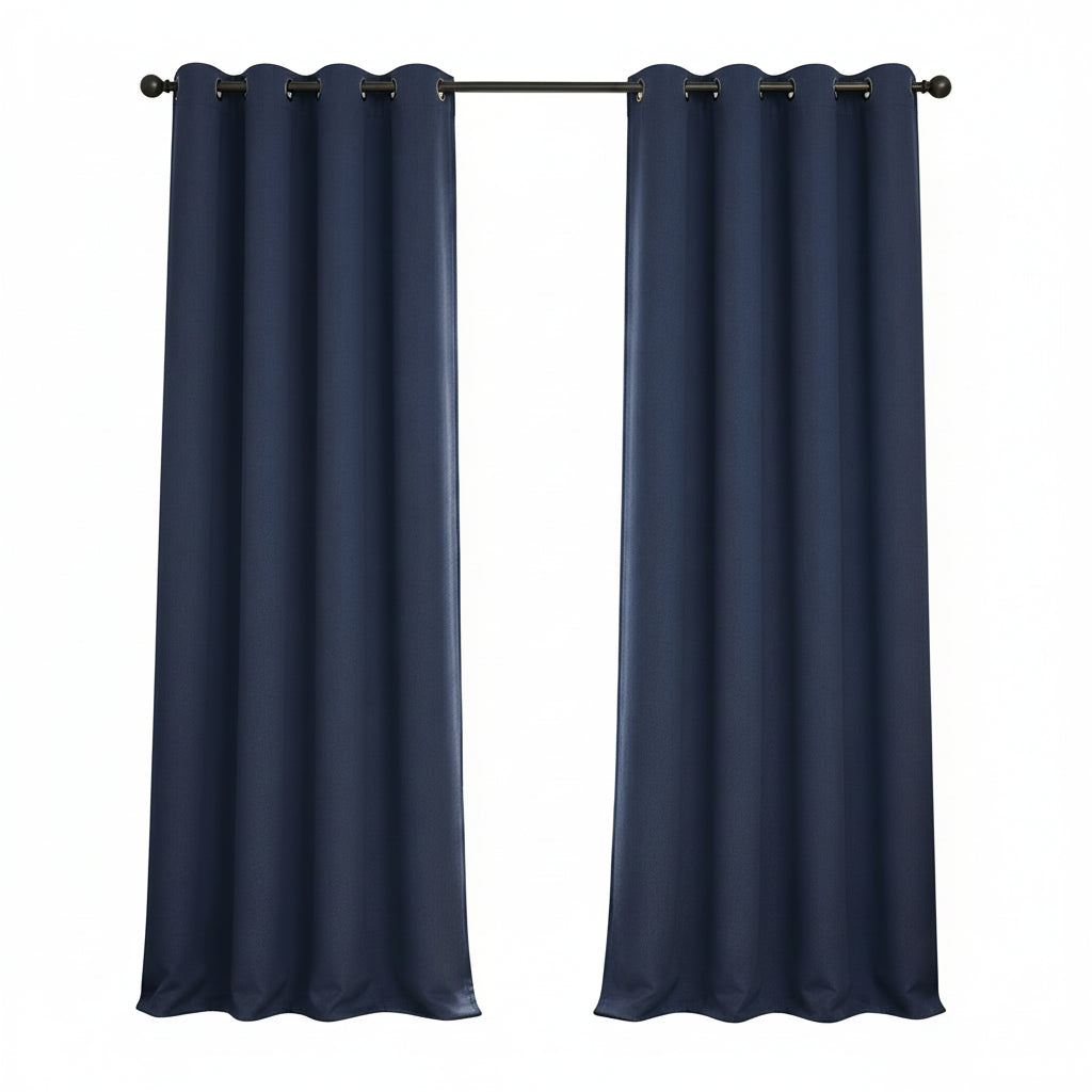 Sunbrella Navy Blue Curtain