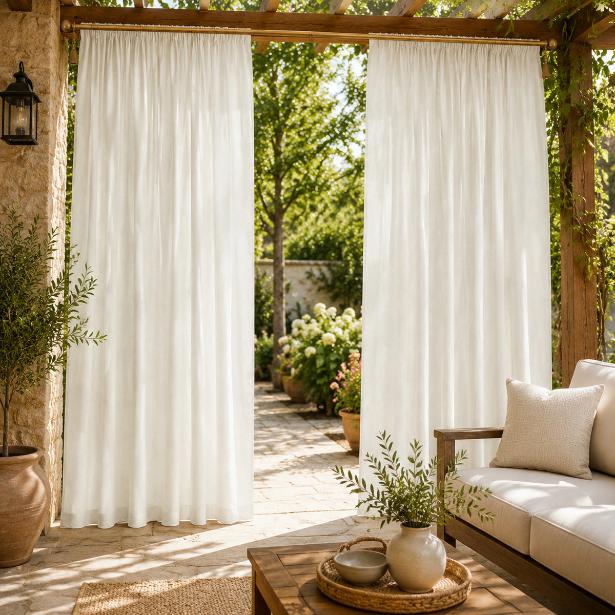 Sunbrella Sailcloth Salt Curtain