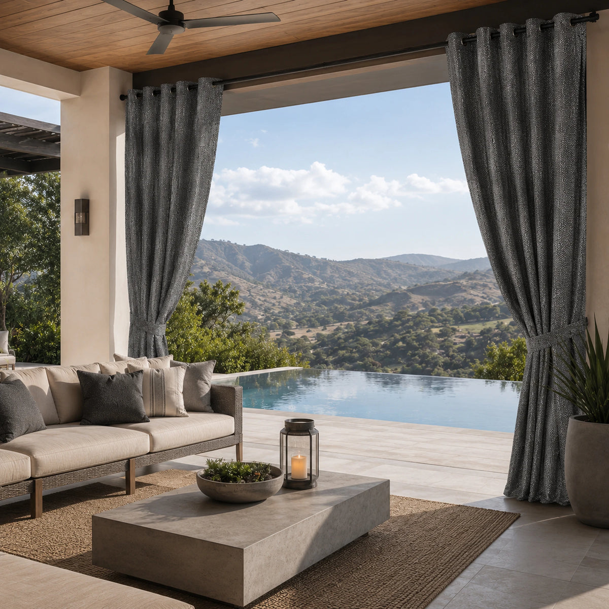 Sunbrella Savane Tornado SAV2 J351 Curtain