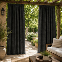 Sunbrella Spectrum Carbon Curtain