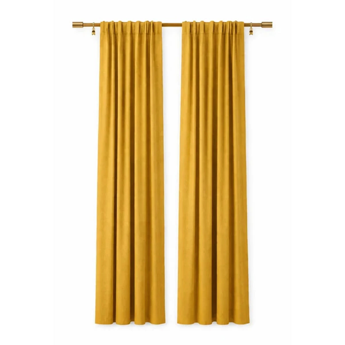 Sunbrella Spectrum Daffodil Curtain
