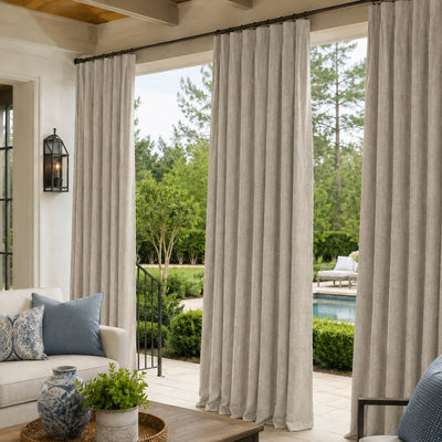 Sunbrella Spectrum Dove Curtain