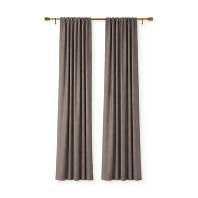 Sunbrella Spectrum Graphite Curtain - alternate view