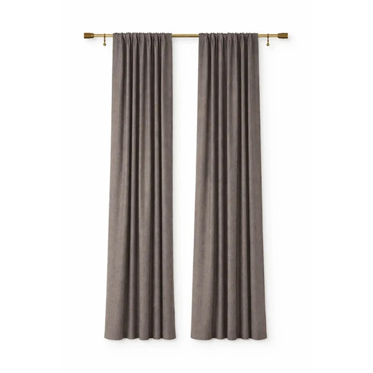 Sunbrella Spectrum Graphite Curtain