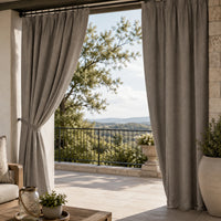 Sunbrella Spectrum Graphite Curtain