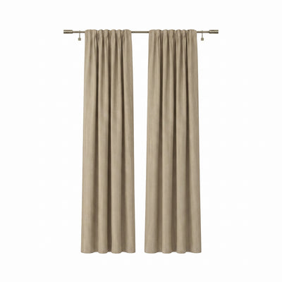 Sunbrella Spectrum Mushroom Curtain - alternate view
