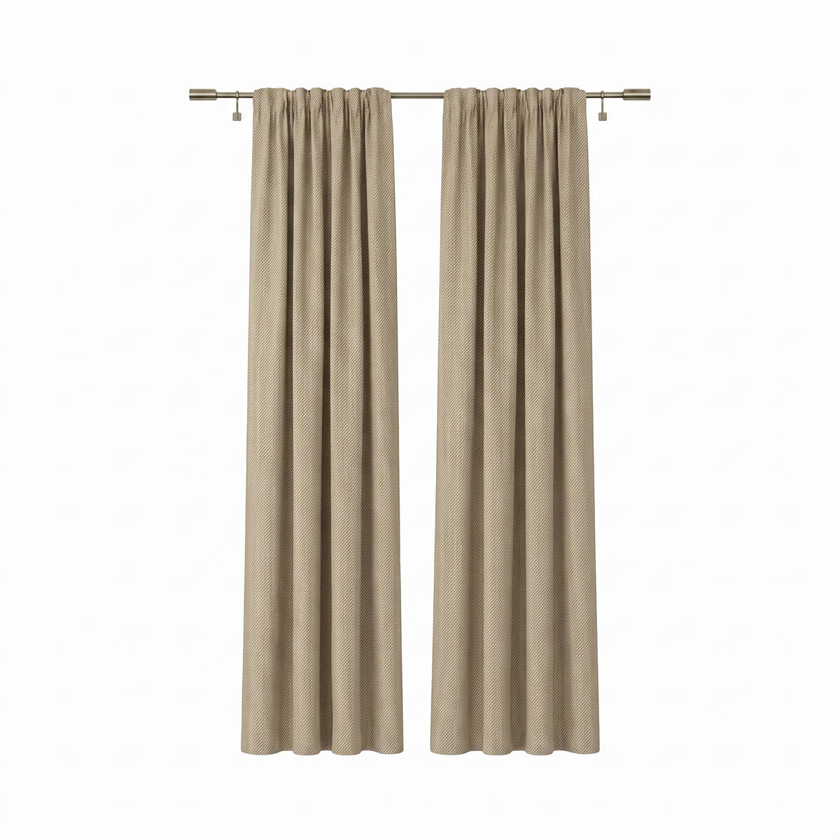 Sunbrella Spectrum Mushroom Curtain