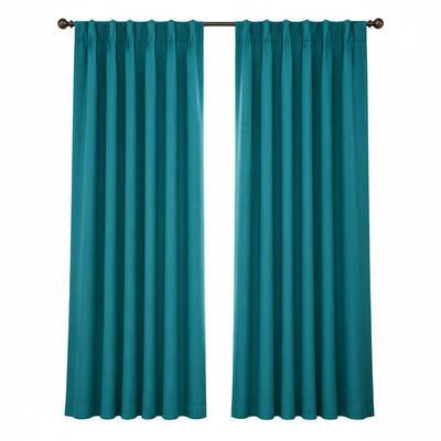 Sunbrella Spectrum Peacock Curtain - alternate view