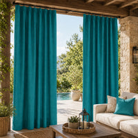 Sunbrella Spectrum Peacock Curtain