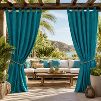 Sunbrella Spectrum Peacock Curtain