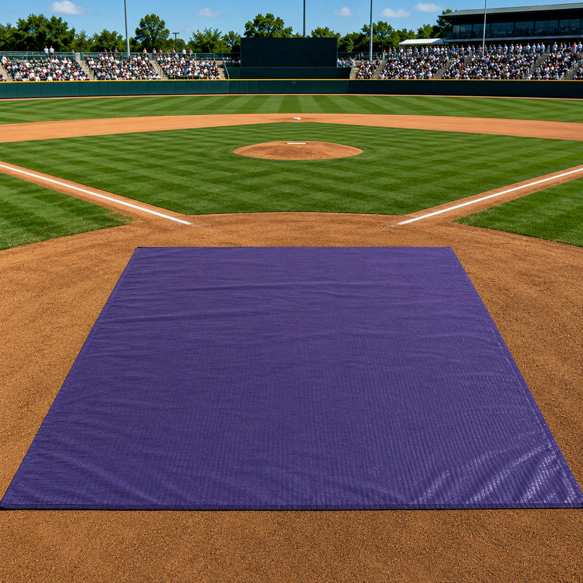 Custom Baseball Weighted Mound Tarps – Rectangle / Square