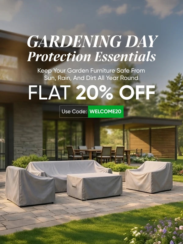 ZIPCovers Gardening Day Sale - All season UV resistant covers for garden furniture 