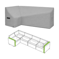 Custom L Shape Couch Covers - Style 7 - custom fit protective cover