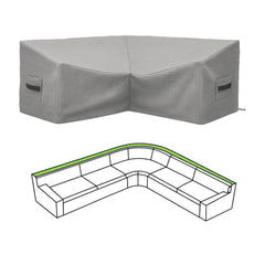 Custom L Shape Curved Couch Covers