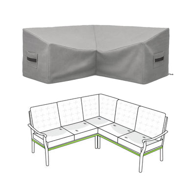 Custom L Shape Couch Covers - Style 3